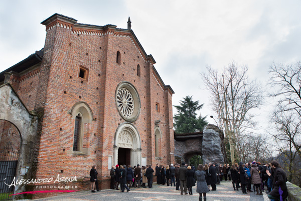 foto matrimonio varese - chiesa la collegiata castiglione olona
