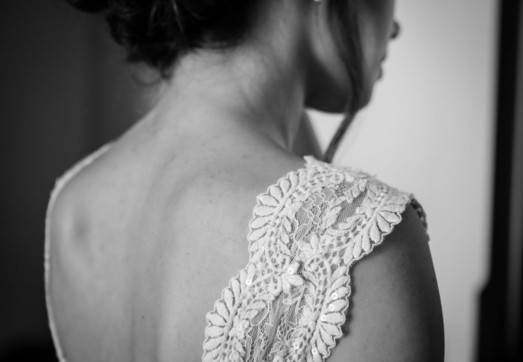 Dettaglio abito da sposa