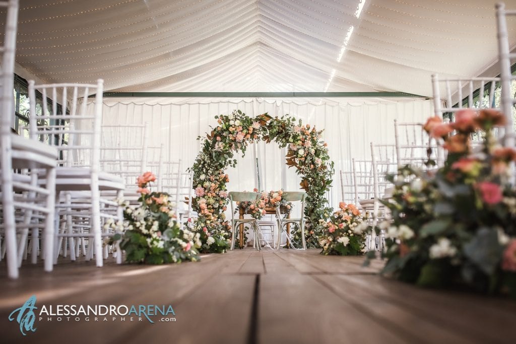 Rito civile al Mulino dell'olio - Allestimenti floreali