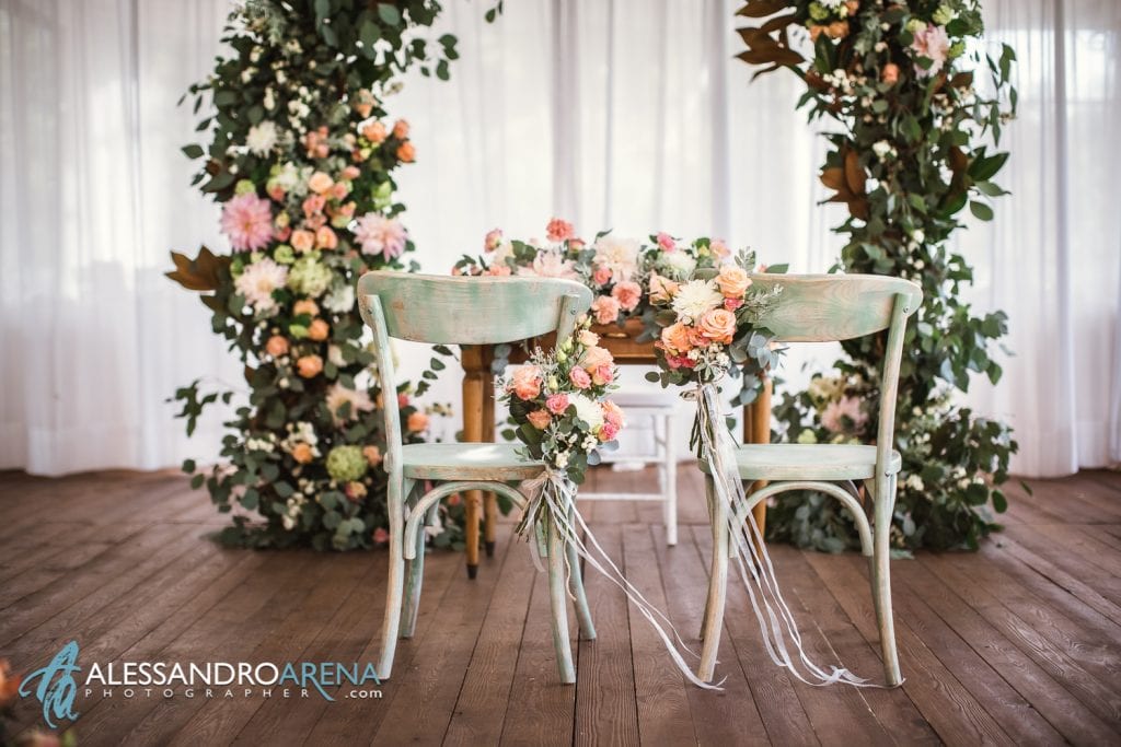 Rito civile al Mulino dell'olio - Allestimenti floreali