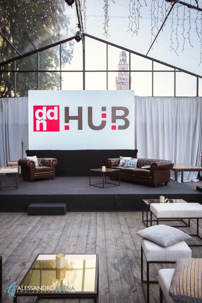 Interno della serra La Fenice di Privitera Eventi