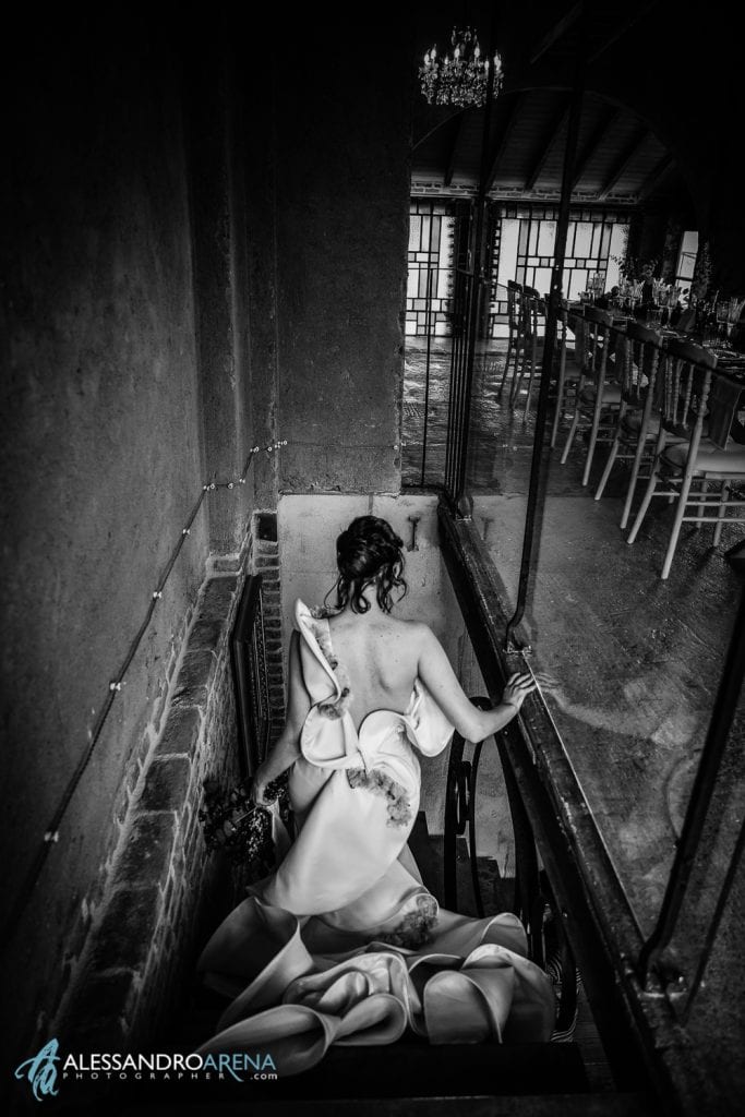 Sposa in Abito Simone Marulli - location per matrimonio Milano a Villa Umberto 1896 Abbiategrasso