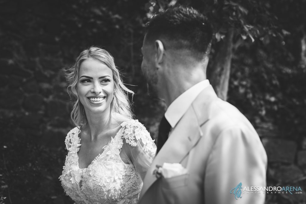 Foto matrimonio al parco Scherrer di Morcote