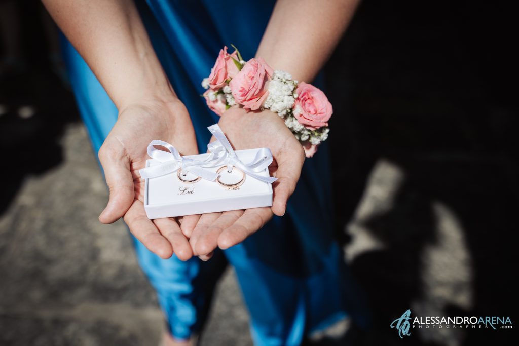 Dettagli delle fedi, rito civile municipio di Ascona