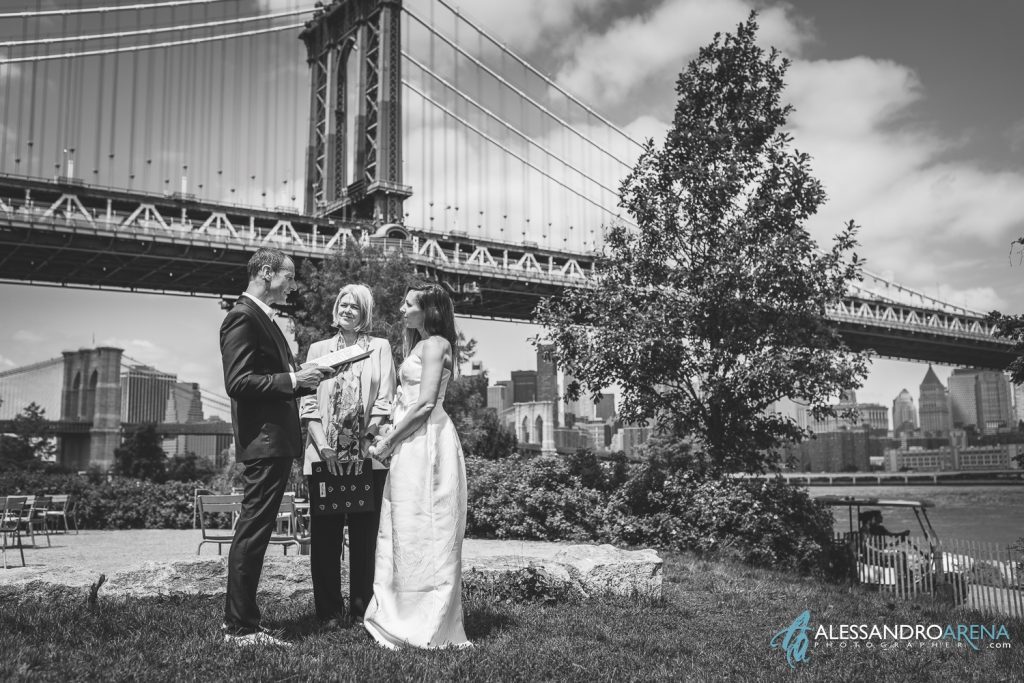 Cerimonia di martrimonio a Dumbo