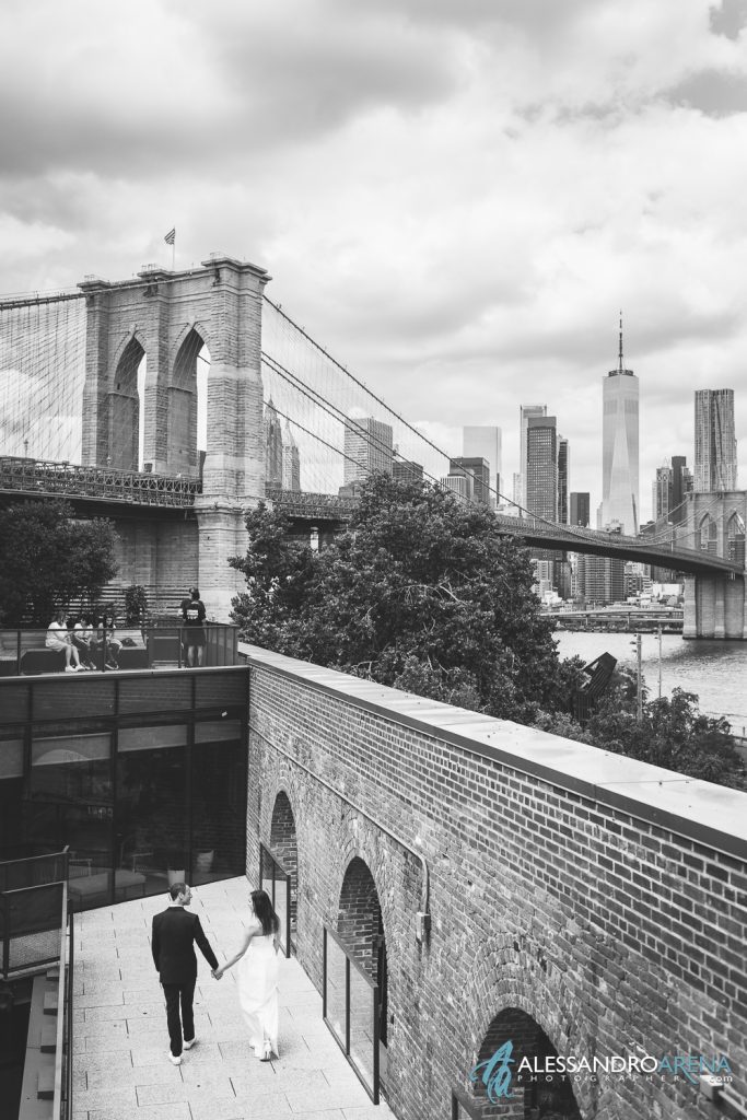 Bride and Groom in Brooklyn