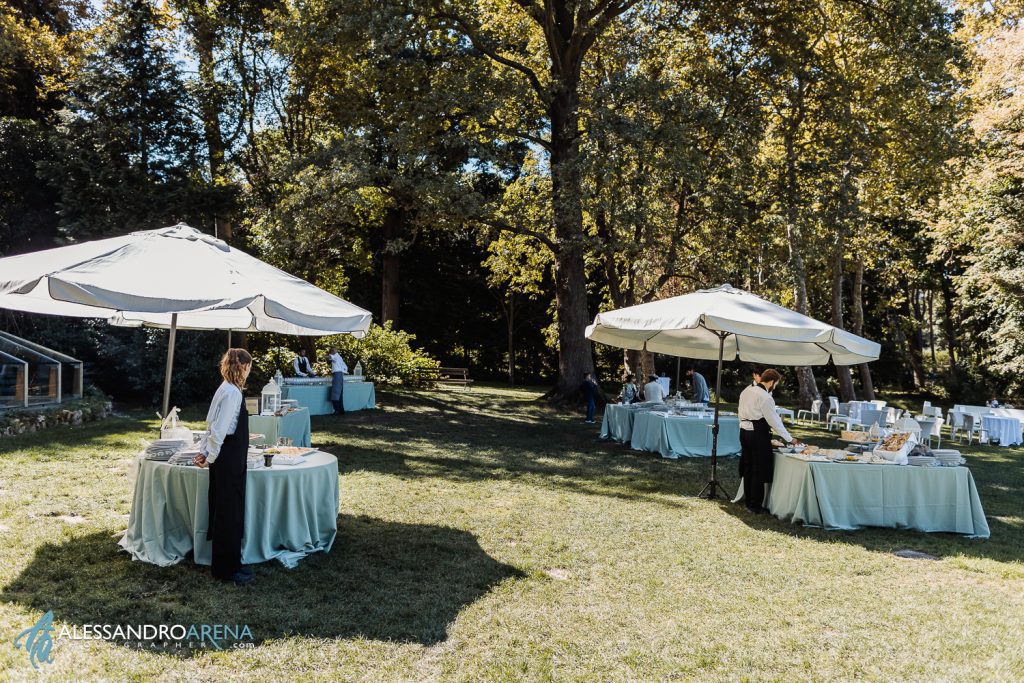 Inizia l'aperitivo a villa rocchetta