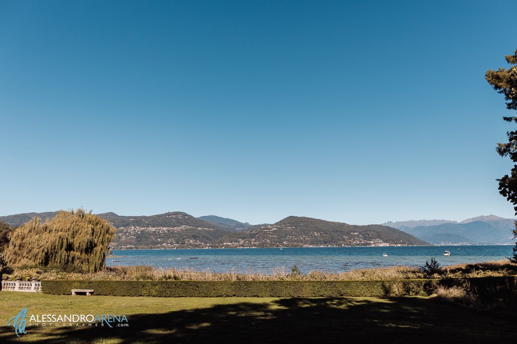 matrimonio villa rocchetta vista del lago maggiore