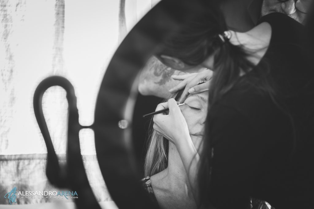 dettaglio trucco sposa
