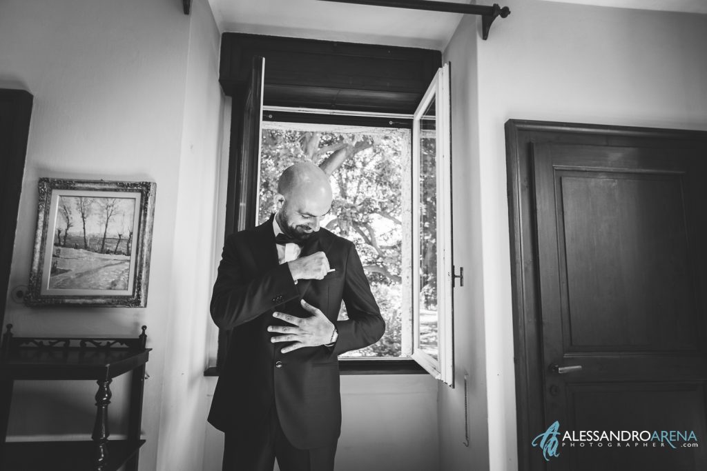 Ultimi dettagli per lo sposo