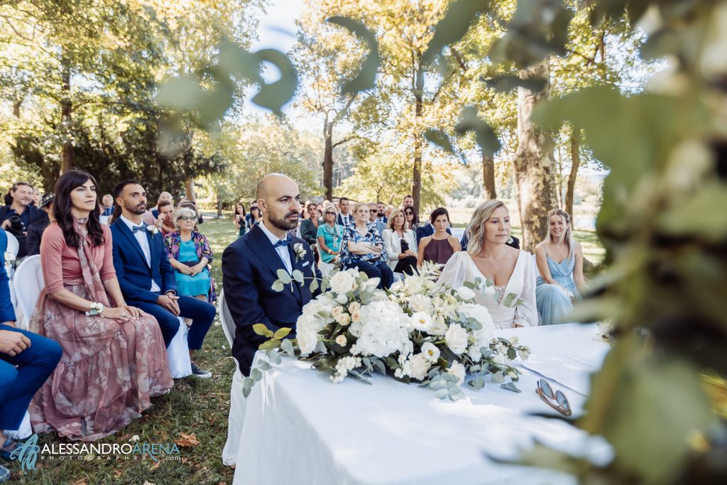 Rito simbolico a villa Rocchetta