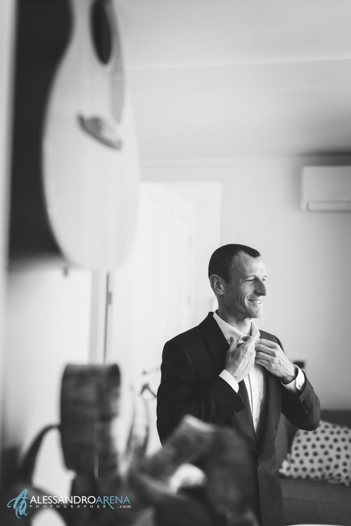 lo sposo sistema gli ultimi dettagli