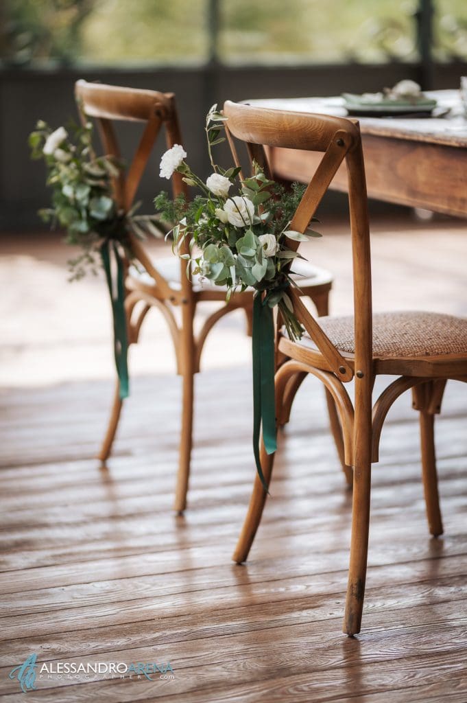 Allestimento country chic al Mulino dell'olio - location matrimonio Varese