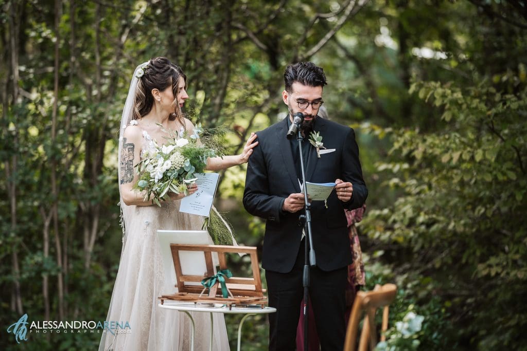 Il discorso dello sposo ai genitori