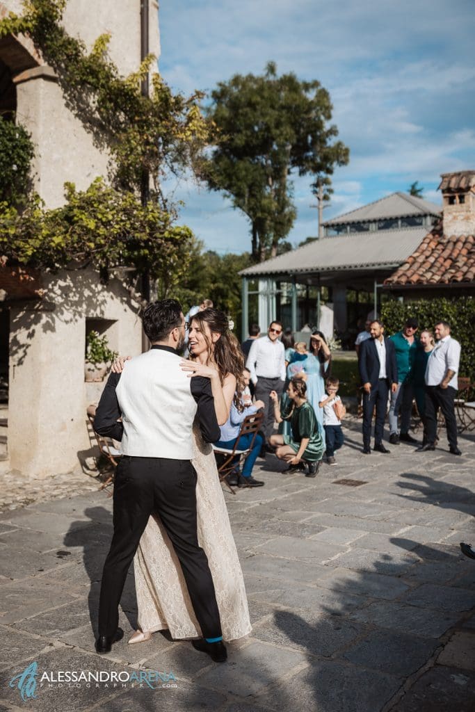 Primo ballo al Mulino dell'olio - location matrimonio Varese