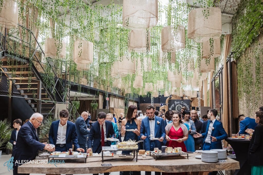 L'aperitivo preparato da catering Le Gourmet