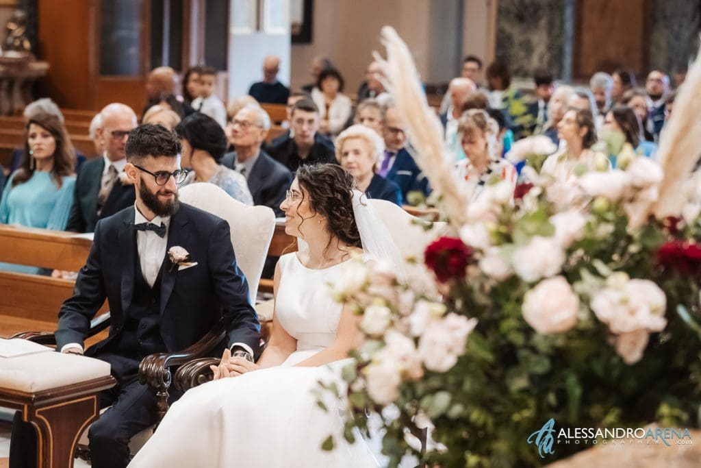 Sguardo sposi - Chiesa San Giulio Cassano Magnago