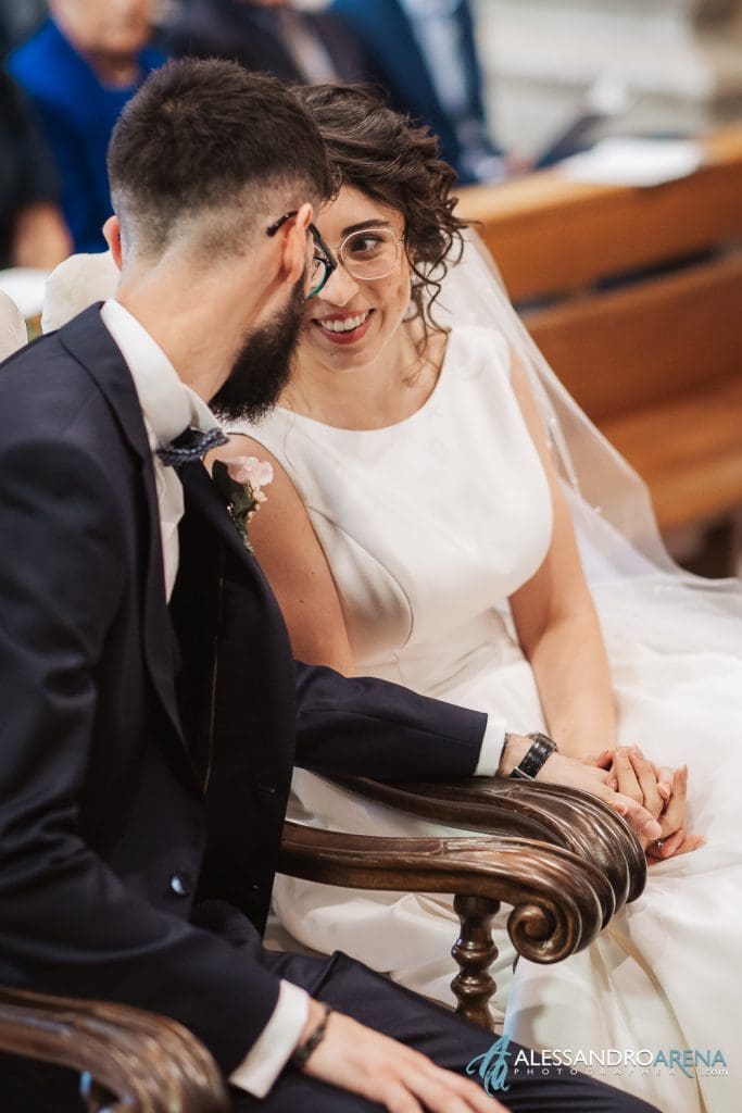 Sguardo sposi - Chiesa San Giulio Cassano Magnago