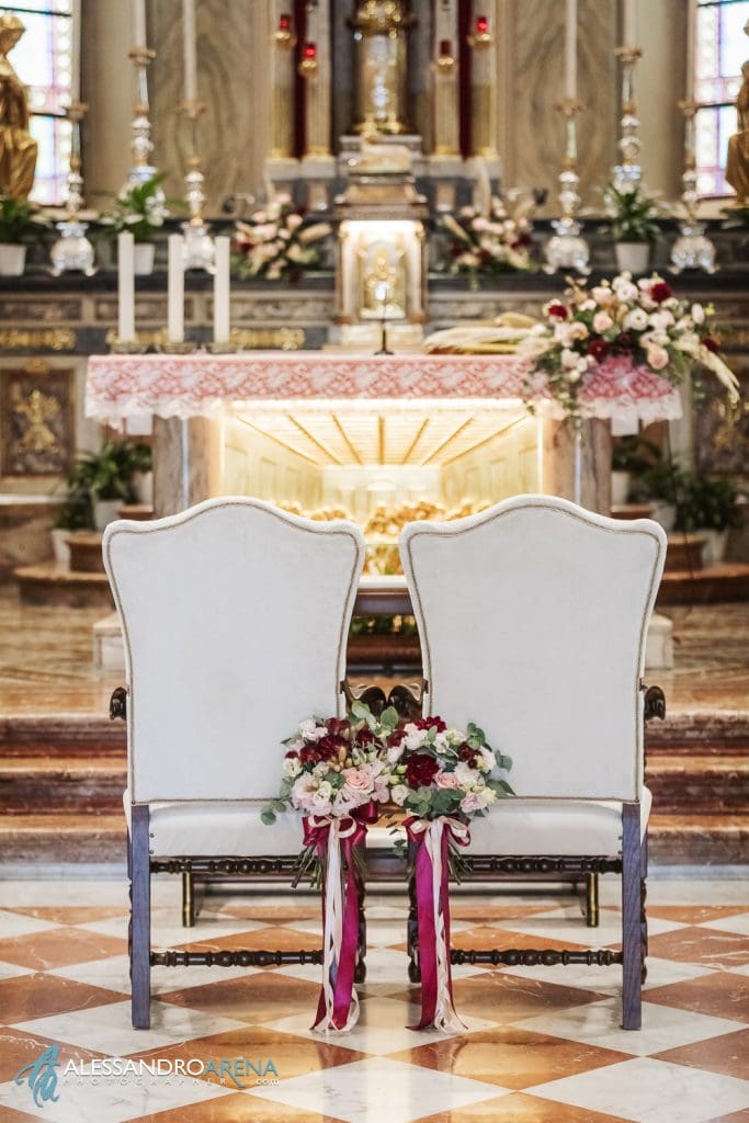 Seduta sposi - Chiesa San Giulio Cassano Magnago