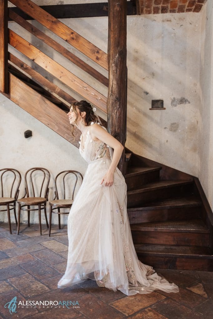 La sposa curiosa fuori