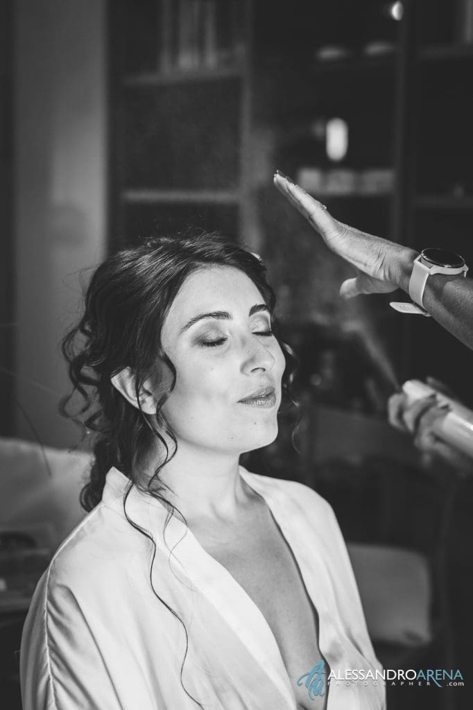 Acconciatura sposa - matrimonio religioso Cassano Magnago