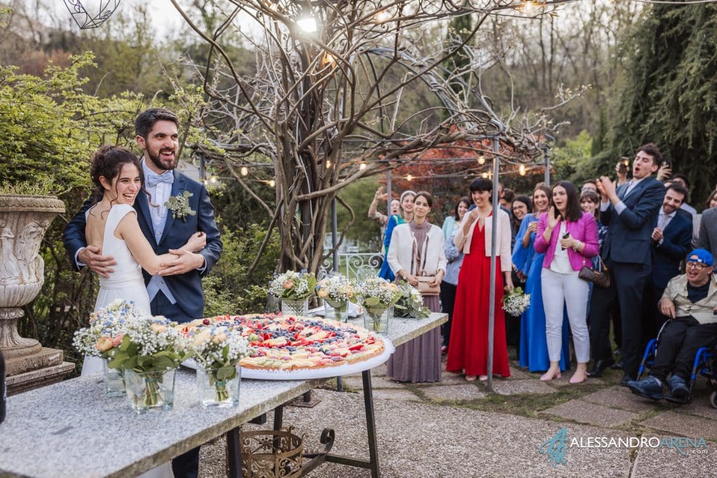 La Voliera Reale - Location matrimonio Varese - taglio torta