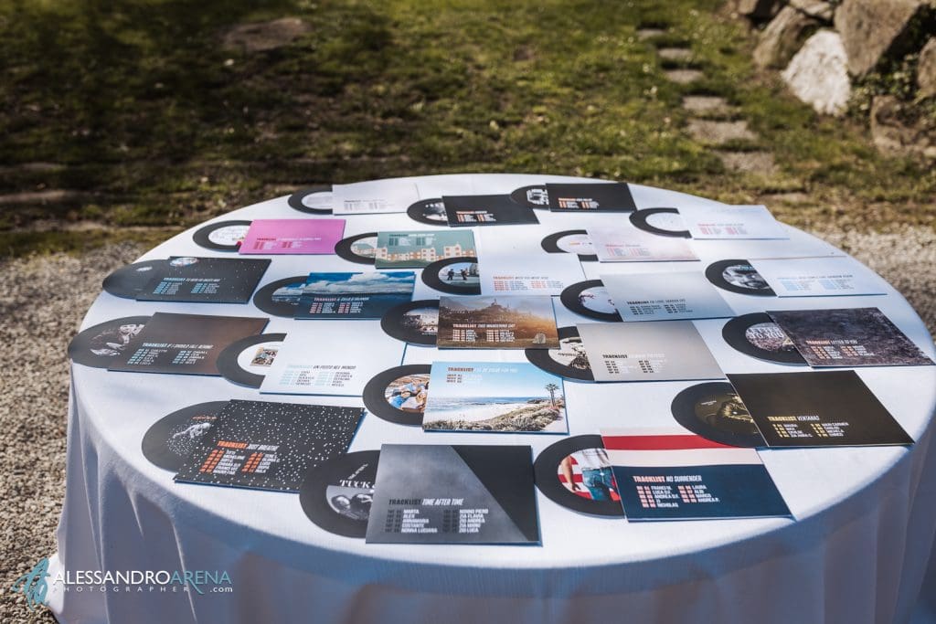 La Voliera Reale - Location matrimonio Varese, tableau de marriage tema musica