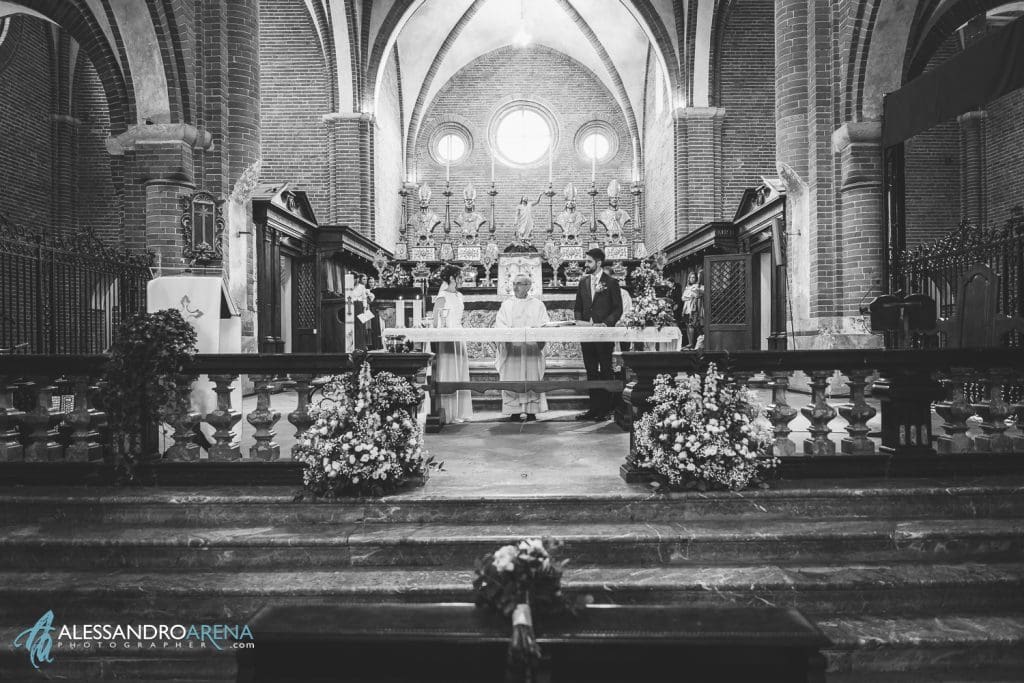Matrimonio a Milano - Chiesa Abbazia di Morimondo, lo scambio delle promesse