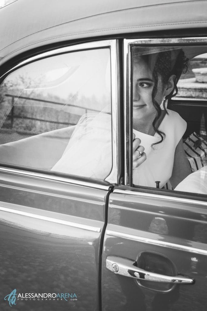 Matrimonio all'Abbazia di Morimondo - l'arrivo della sposa