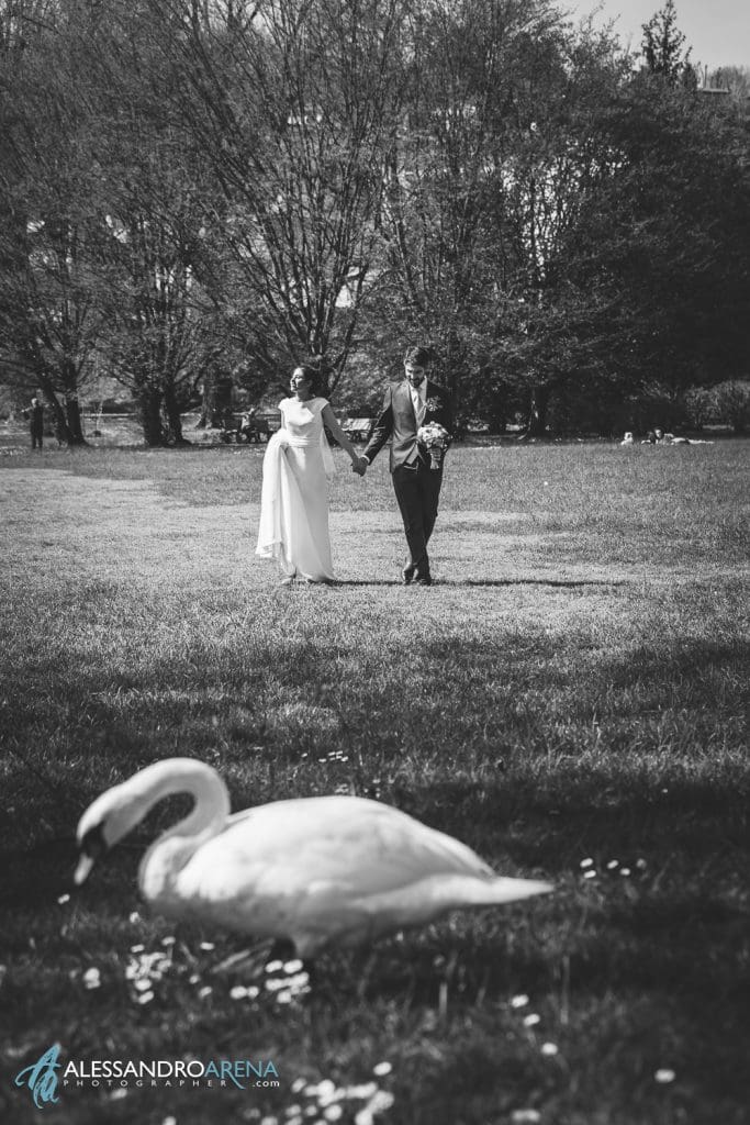 Sessione fotografica sposi - Parco di Ternate