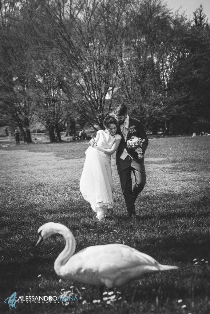 Sessione fotografica sposi - Parco di Ternate